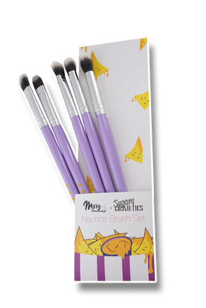 NACHOS MAKEUP BRUSH SET - 5PC | MARY GEACOMAN X SUGARY COSMETICS -DEAL OF THE DAY